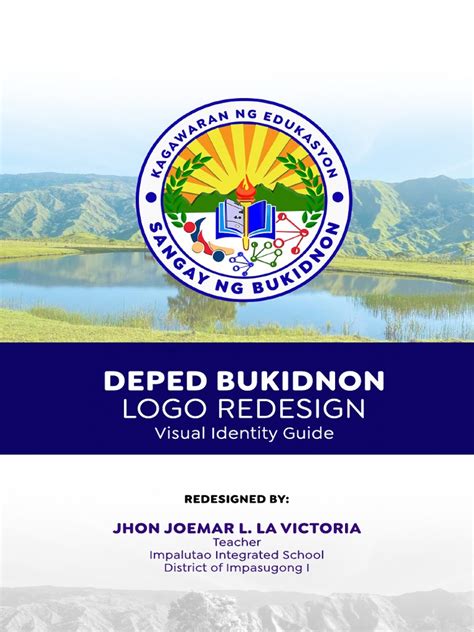 deped bukidnon logo|DepED Bukidnon Revised Logo Visual Identity Guide .